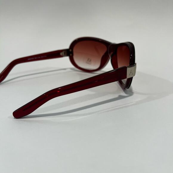 NWOT Armani Exchange Oversized Wrap Aviator Sunglasses Brown / Pink - Picture 7 of 10